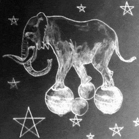 giuvisualart art animation loop black and white GIF