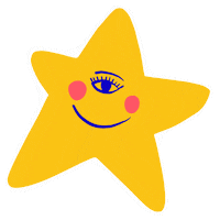 Happy Star Sticker by sacreezoe