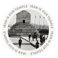 Iran Temple Sticker by Golesorkh Co.