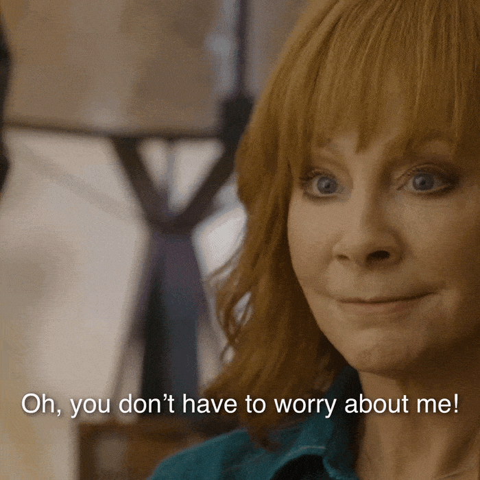 Worrying Reba Mcentire GIF by ABC Network