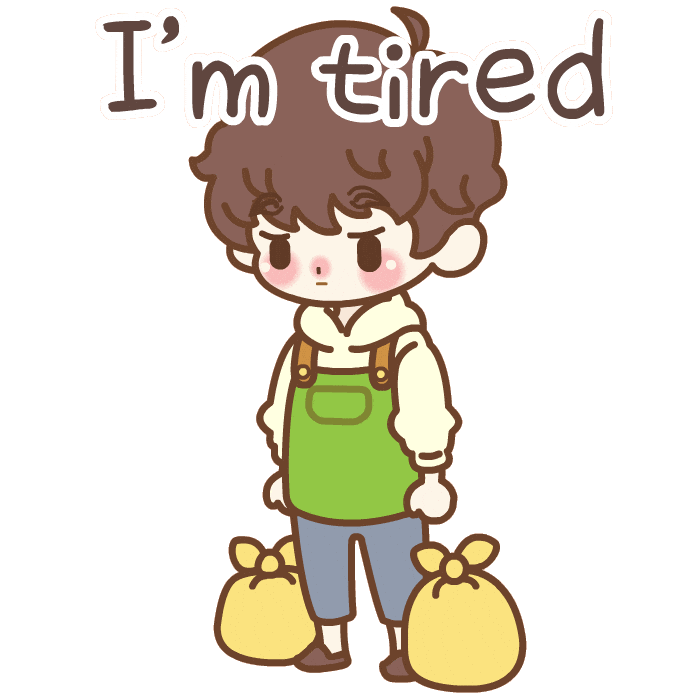 Sad Face Sticker by catgrass