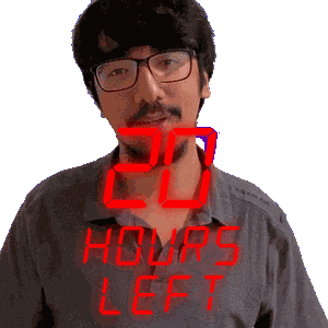 20 Hours Sticker