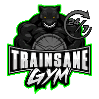 Trainsane fitness workout bodybuilding 247 Sticker
