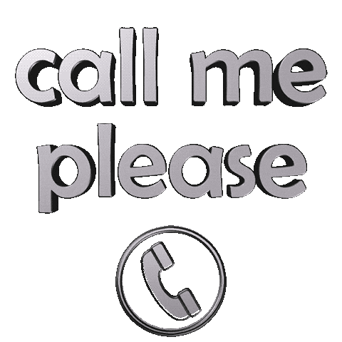 Call Me Please Sticker by Hi-Art
