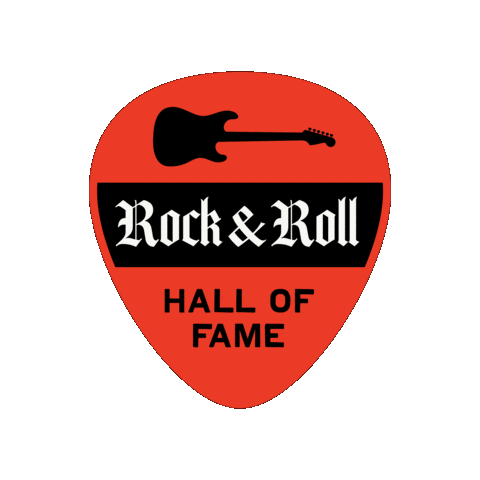 Rock Roll Hall Of Fame Sticker by Destination Cleveland