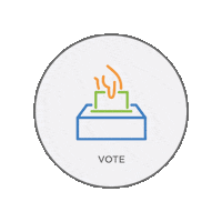 PointsofLight vote points of light civic circle Sticker