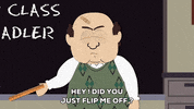 richard adler pointing GIF by South Park 