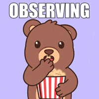 Teddy Bear Popcorn GIF by BEARISH