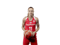 czech republic women Sticker by FIBA