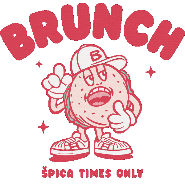Brunch Bagel Sticker
