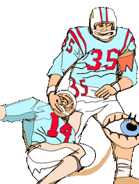 Tackling Red Flag Sticker by Dax Norman