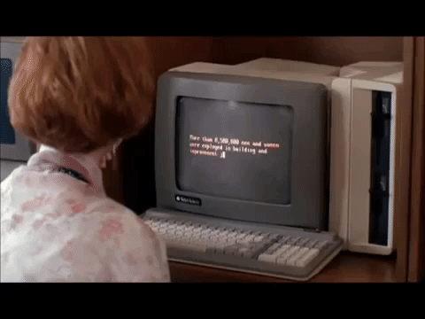 pretty in pink computer GIF