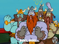 season 6 dear vikings GIF by SpongeBob SquarePants