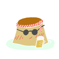 乾杯 ぷりん Sticker