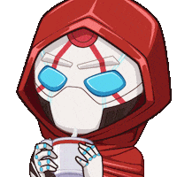 Black Superhero Sticker