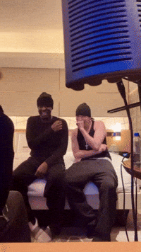 EuropeanJackys friends laughing az jackson wang GIF