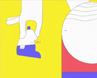 mistercastro hello weird colorful stop GIF