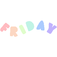Rainbow Friday Sticker