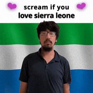 (silent) scream if you love sierra leone