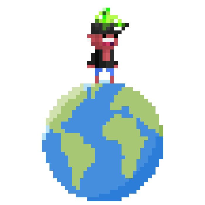 Whole World Sticker by BasedMinis