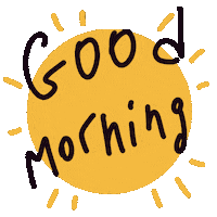 Good Morning Smile Sticker