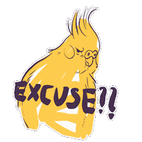 Angry Illustration Sticker