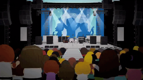 concert stage GIF by South Park 