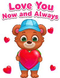I Love You Heart Sticker by Lucas and Friends by RV AppStudios