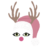 Christmas Eyes Sticker