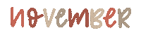 Winter Letters Sticker