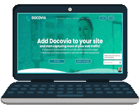 DocoviaOnline laptop analytics roi dermatologist Sticker