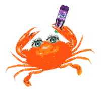 Cancer Zodiac Sticker by Fanta