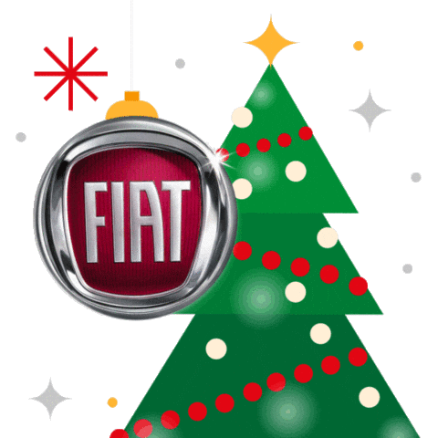 fiatwishes christmasfiat Sticker by FIAT