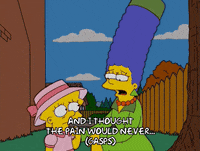 scared bart simpson GIF