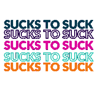 Sucks Sticker by Loving Life With Cass