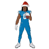 Merry Christmas Football Sticker by SportsManias