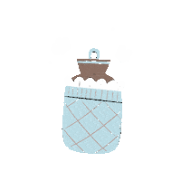 Kruik Warmte Sticker by Comfy & Cosy by Lisa