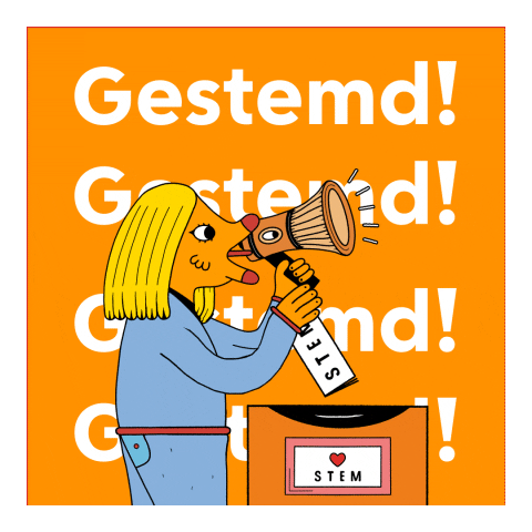 HammerfestAgency giphyupload amsterdam verkiezingen stemmen GIF