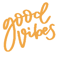 Good Vibes Lettering Sticker