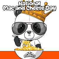Hungry Mac And Cheese Sticker by PandaPals