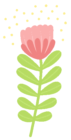 Pink Flower Sticker by Raf Sinopoli