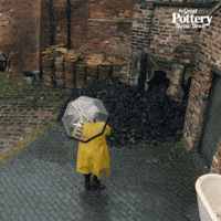 Surprise Raining GIF by The Great Pottery Throw Down