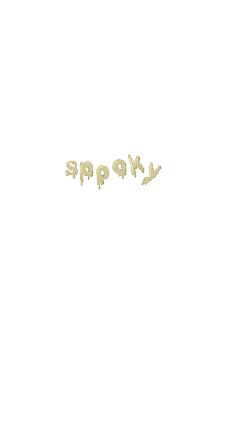 Halloween Typography Sticker