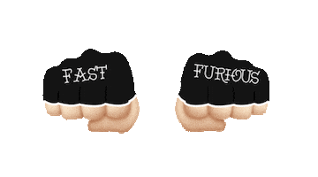 Fast Furious Punch Sticker by LeCercle-Boxing