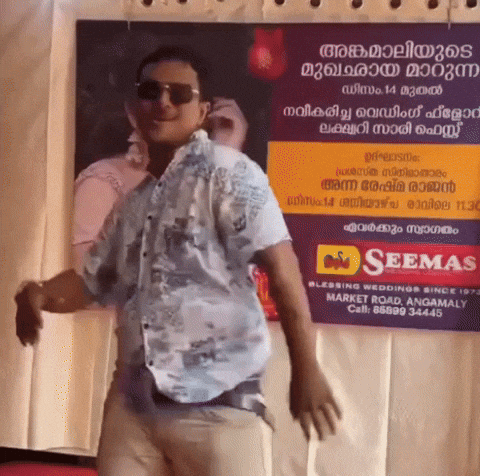 insteinig dance giphycreatortest malayalam funny dance GIF