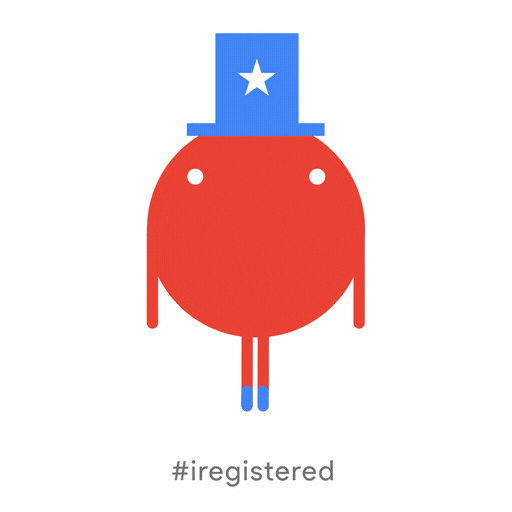 Register To Vote Voter Registration GIF by Google