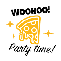 yellowcabpizzaofficial party food celebration wow Sticker