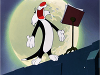 Full Moon Shut Up GIF by Looney Tunes