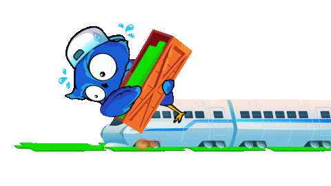 Train Tracks Crypto Sticker by BigBrains