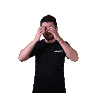 Omg Scared Sticker by Riki Barker